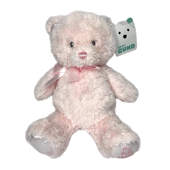 Baby Gund My First Teddy Bear Pink Plush - Picture 1 of 6